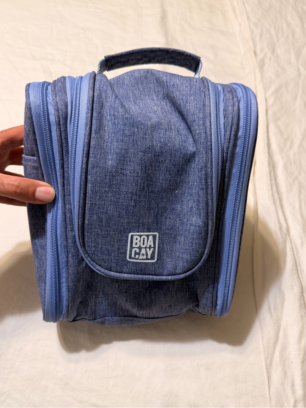 BOA CAY Men's Travel Toiletry Bag - Blue